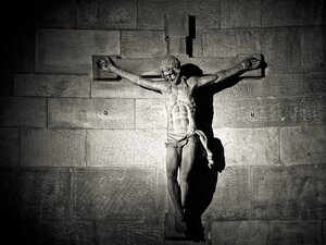 Jesus am Kreuz